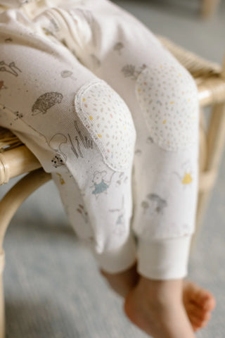 Magical Forest Ribbed Baby Footless Sleeper