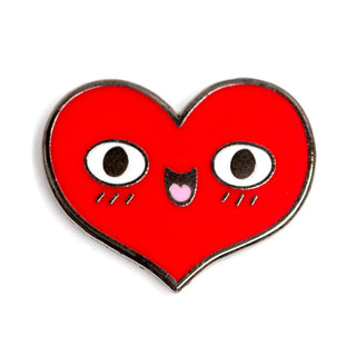 Happy Heart Enamel Pin