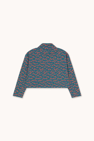 Mini Apples Ribbed Mockneck