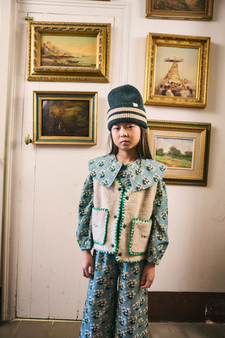 Stitched Sherpa Vest