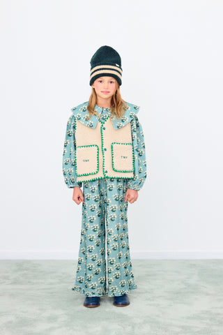 Stitched Sherpa Vest