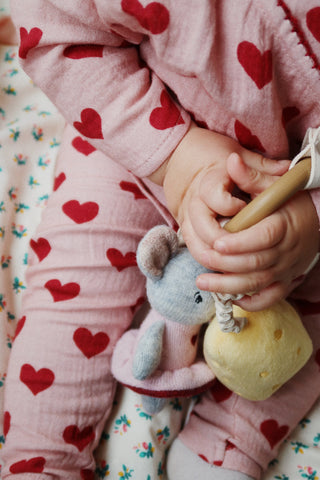 Heart Coco Blouse and Pants Set