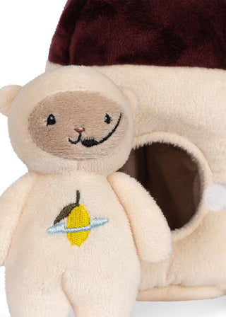 Teddy in Outer Space Rocket Plush Toy