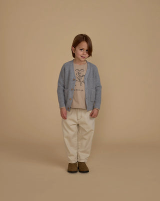 Wynn Cardigan in Dusty Blue