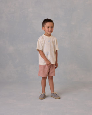 Gingham Poppy Perry Drawstring Short