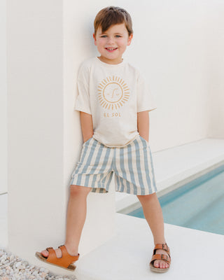 Dawson Short in Ocean Stripe