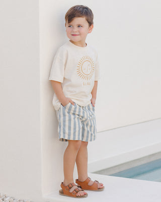 Dawson Short in Ocean Stripe