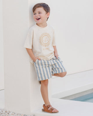Dawson Short in Ocean Stripe