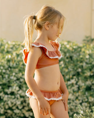 Ruffle Crochet Collar Poppy Bikini