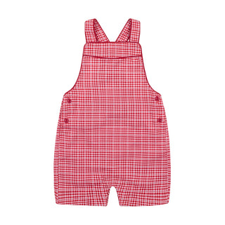 Malibu Gingham Short Overall