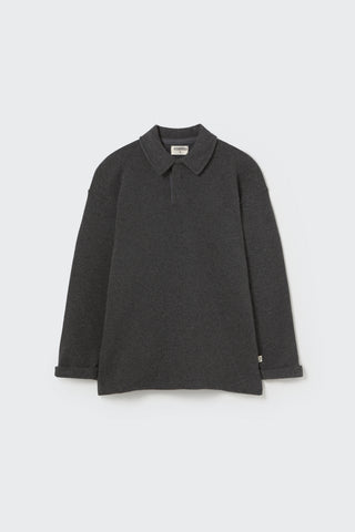 Gray Brushed Knit Sweater