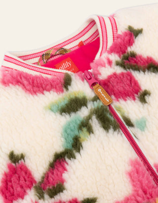 Cottage Faux Fur Bomber Jacket