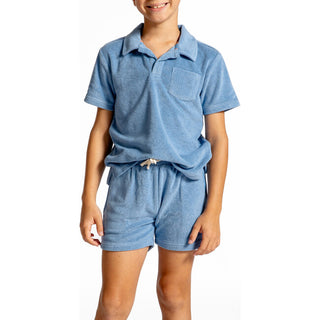 Surfside Blue Terry Shorts
