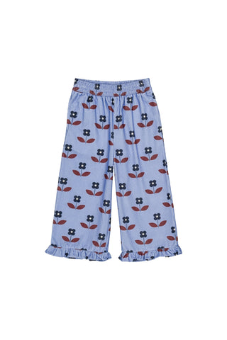 Flora Blue Corduroy Malika Pants