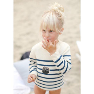 Minnow Breton Stripe Knit Sweater