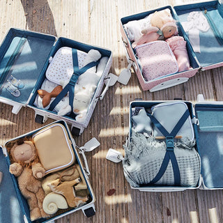 See Ya Suitcase in Steel Blue