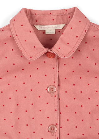 Mahogany Dot Nola Shirt Jacket
