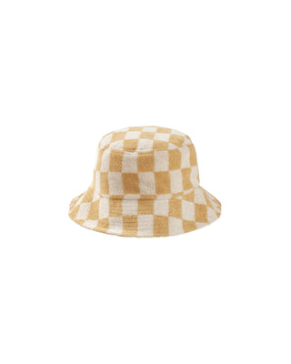 Marigold Check Terry Bucket Hat