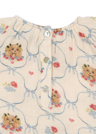 Puppy Bow Coco Blouse