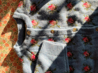 Rosie Blue Knit Cardigan