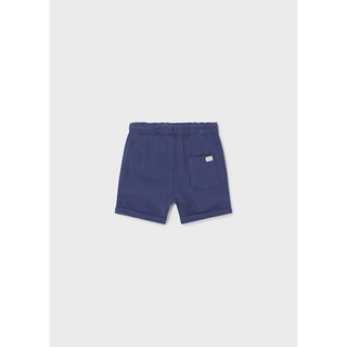 Navy Blue Cotton Shorts