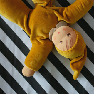 Organic Cotton Waldorf Nani Baby Doll Gold
