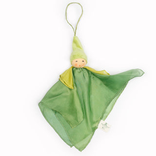 Silk Cradle Fairy Doll Green
