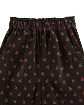 Poppy Noir Fine Corduroy Pants
