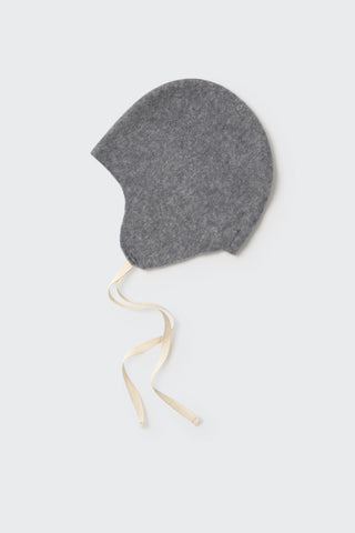 Grey Bamboo Newborn Bonnet
