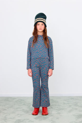 Mini Apples Ribbed Pant
