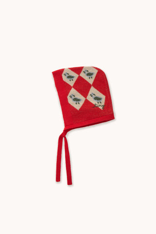 Geese Diamonds Knit Bonnet
