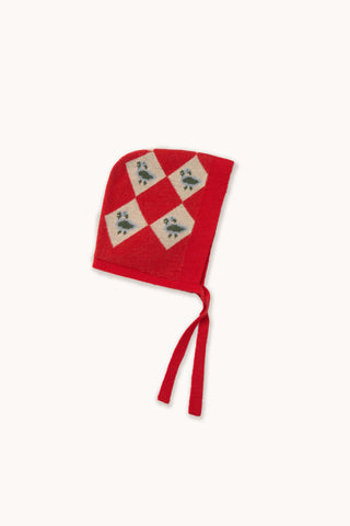 Geese Diamonds Knit Bonnet
