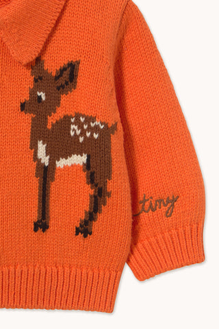 Baby Deer Knit Cardigan

