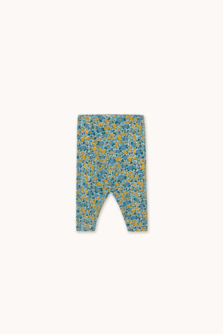 Flower Pattern Rib Baby Set
