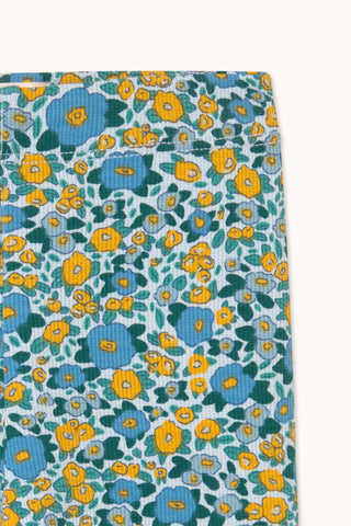 Flower Pattern Rib Baby Set
