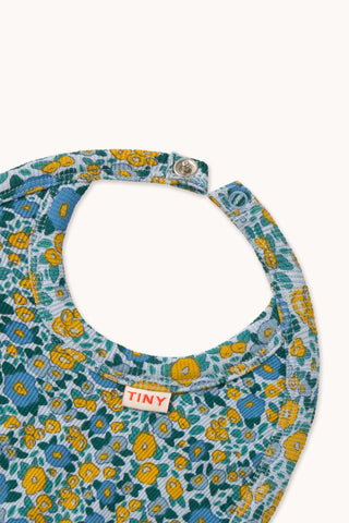 Flower Pattern Rib Bib
