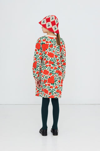 Roses Sweatshirt Dress
