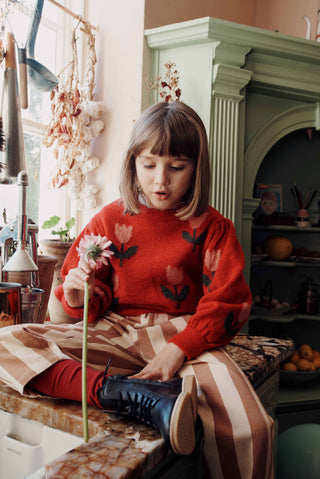 Red Tulip Sweater
