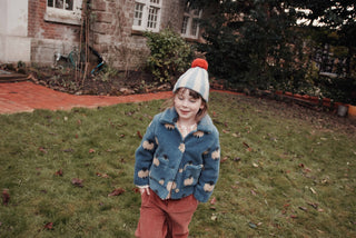 Blue Sherpa Sheep Jacket
