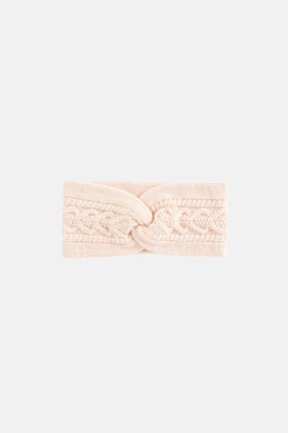 Blush Alpaca Knit Sidony Headband
