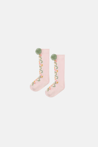 Blush Knit Chelie Socks
