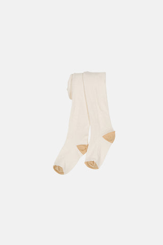 Cream Knit Chukata Tights
