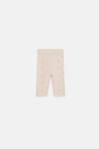 Molda Cream Knit Leggings
