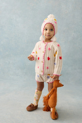 Mony Baby Knit Co ord Set in Cream
