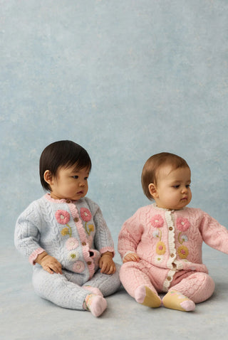 Drillia Knit Jumpuit in Cloud
