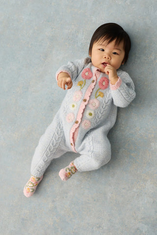 Drillia Knit Jumpuit in Cloud
