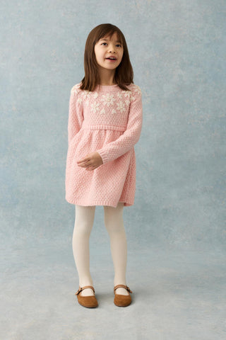 Cream Knit Chukata Tights
