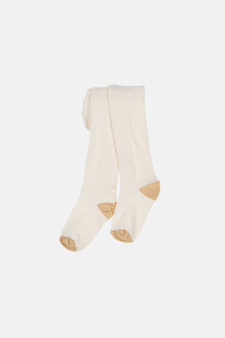 Cream Knit Chukata Tights
