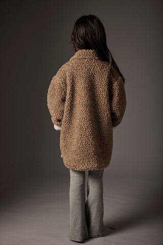 Taupe Sherpa Jacket
