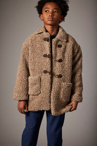 Taupe Sherpa Jacket
